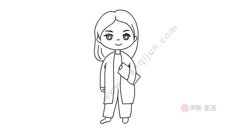 防疫情 女医生简笔画怎么画简单
