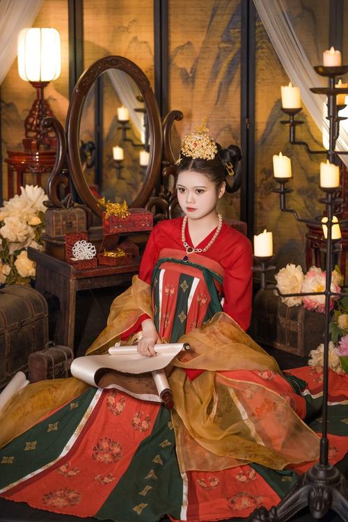 李静训仿妆仿画