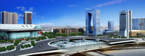 光谷广场大转盘华丽变身最牛综合体!效果图