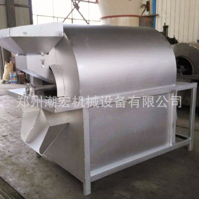 供应滚筒炒五香花生米机器 燃气全自动翻炒花生机 瓜子花生炒货机