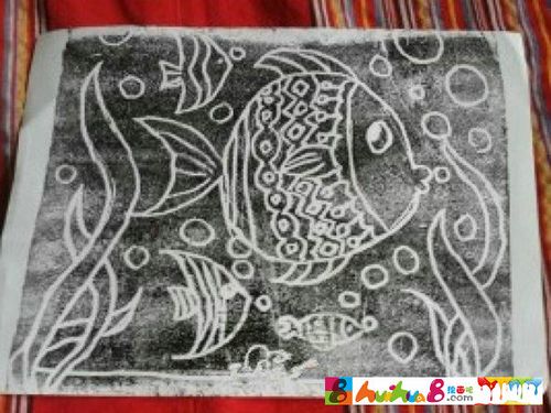 怎样制作吹塑纸版画步骤图详解