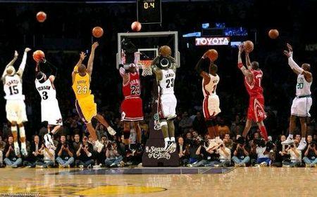 找一张nba的照片,壁纸,乔丹科比艾弗森黄金一代那些10