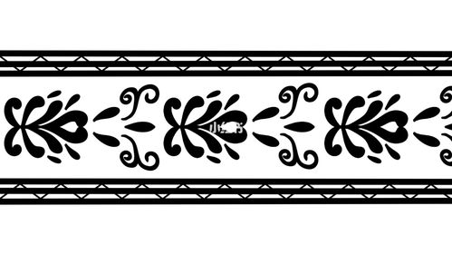 二方连续纹样图案设计 每日一纹样_设计_绘画_纹样_文化_绘画