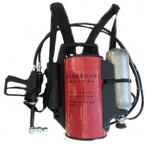 消防员单兵灭火装备器高压雾装置消防 背负式细水雾灭火器救生器