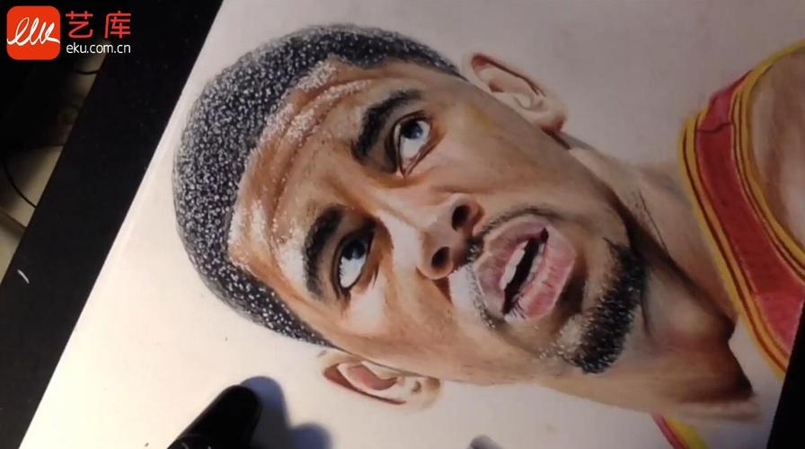 手绘 克利夫兰骑士 凯里·欧文 - 艺库视频