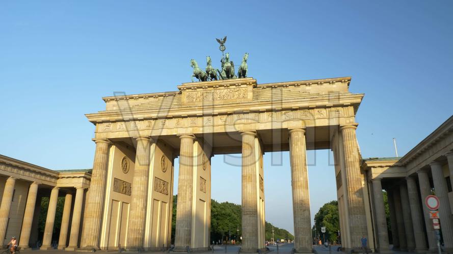 柏林勃兰登堡门日出