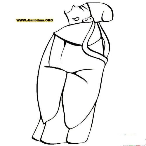 古代人物简笔画——员外篇