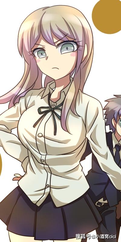 《弹丸论破》九头龙菜摘,动漫全面屏壁纸,性格恶劣的