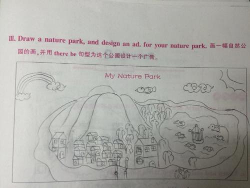 inanaturepark思维导图手抄报 英语导图手抄报