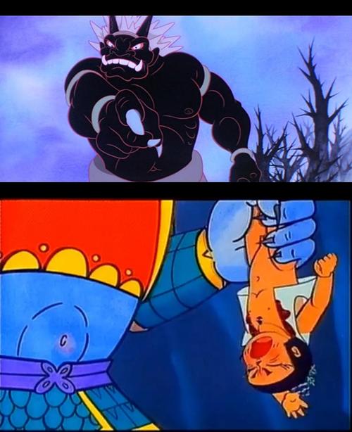 黑鬼与金刚大王的死穴都在肚脐眼