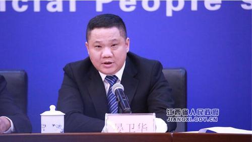 樟树市政府副市长晏卫华(黄玉婷 摄)