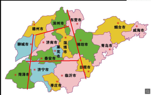 山东省鲁东和鲁西是从哪划分的