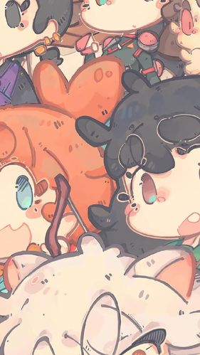 二次元卡通动漫手绘高清手机壁纸