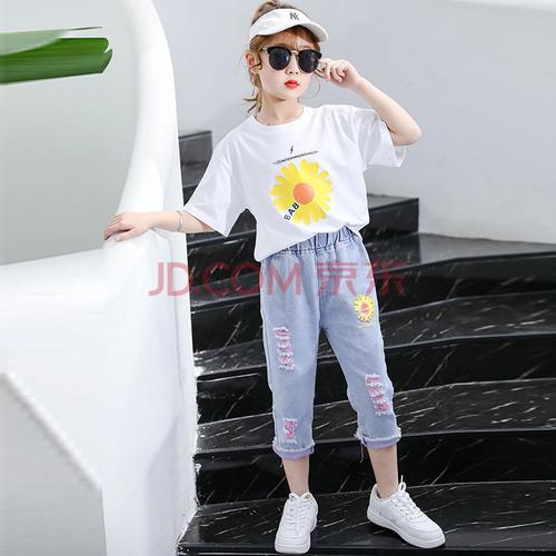 11岁女孩套装女童夏装套装夏季大童女装十岁小学生12夏天洋气潮衣服 b