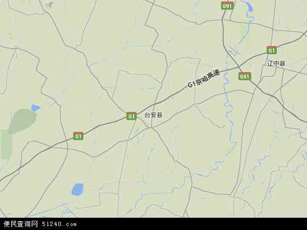 台安县地图 - 台安县卫星地图 - 台安县高清航拍地图 - 便民查询网