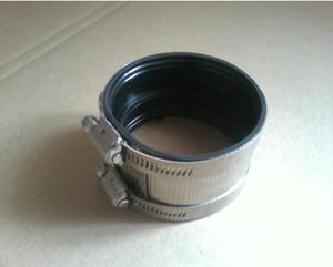 dn100 铸铁管不锈钢 pvc110管箍 铸铁下水管卡箍