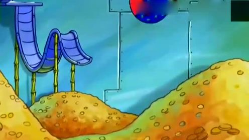 派大星成了广告明星,不仅住进了大房子里,还配了高冷管家!