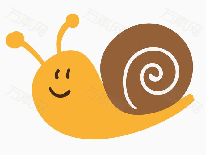卡通手绘蜗牛png