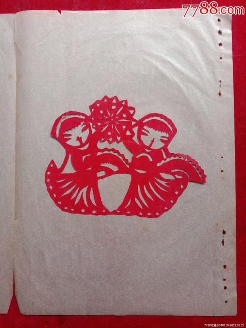 文革时期手工剪纸作品