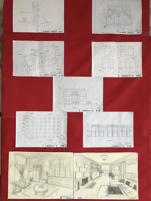 建筑工程系举办第四届手工绘图大赛