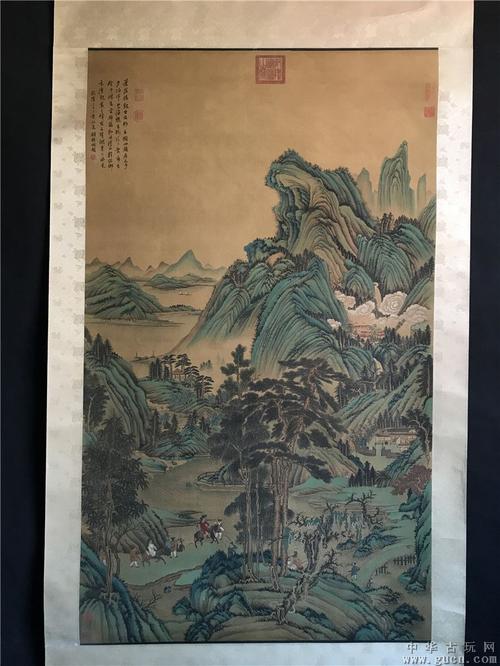 钱维城青绿山水