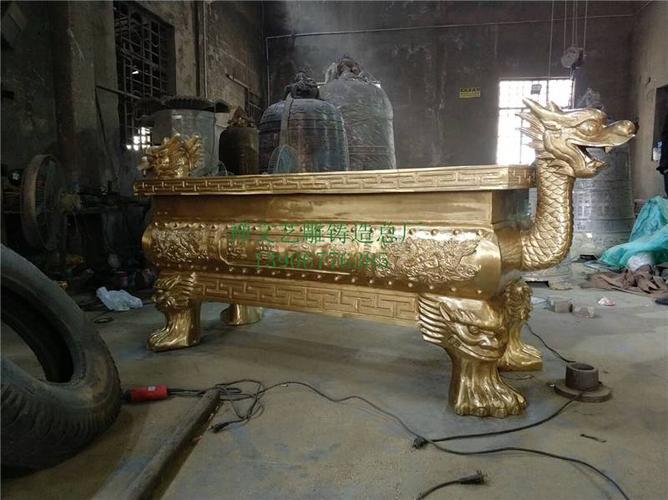 寺庙香炉长方形特大铁香炉 八龙柱祠堂宗祠公墓铁厂家直销香炉