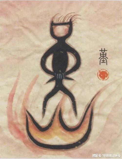 论勤:勤拆解开来,为堇 力,堇甲骨文为一个被绑住的人在火上烤,像极了