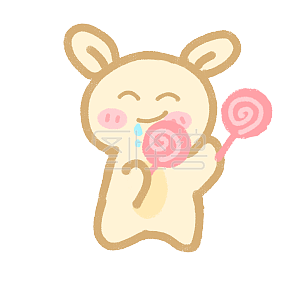 图怪兽原创元素 黄色 卡通 老鼠 吃糖 表情包