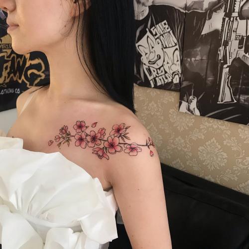 樱花纹身纹身图案