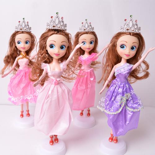 xixi-美国单2016新款可爱儿童小女孩玩具小公主芭比娃娃沙龙娃娃