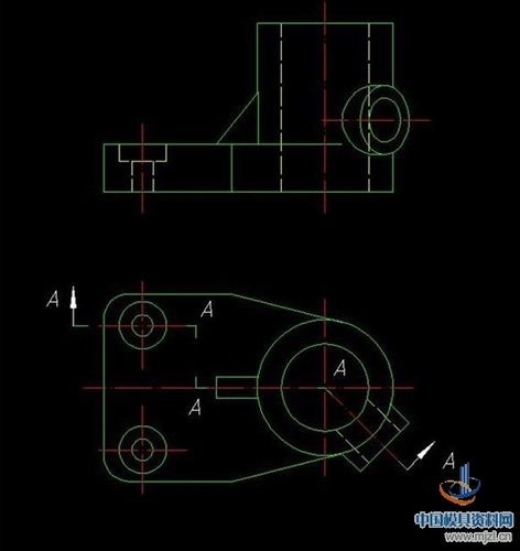 折叠剖视图--看看图你就会了