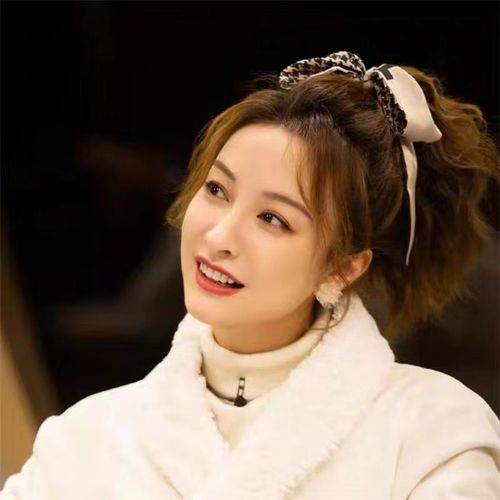 明星大侦探吴昕同款千鸟格丝巾复古绑发女ins气质网红