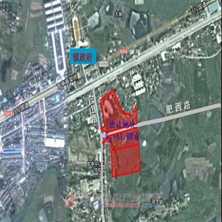 据合肥土地市场网公告显示,肥西[2012]25号宗地坐落于肥西县官亭镇