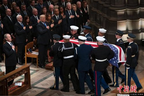 美国为前总统老布什举行国葬