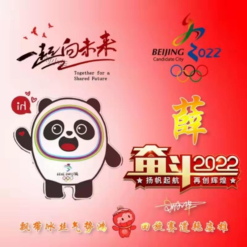 2022你该换个微信头像了,40张冬奥加油个性姓氏签名头像,请查收