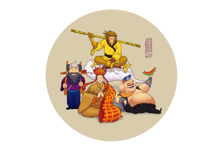 《西游记》|插画|创作习作|猫的子午线 - 原创作品 - 站酷 (zcool)