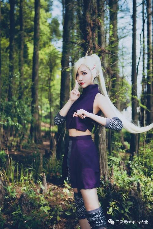 颜值神还原,《火影忍者》山中井野cos,又是被帅到的一天