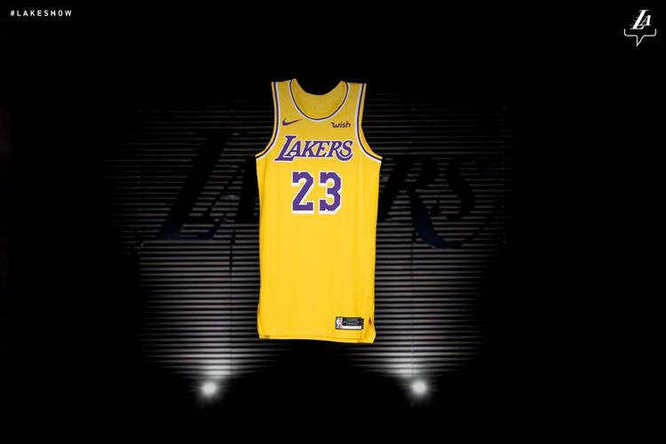 湖人新赛季球衣,高清细节图欣赏!