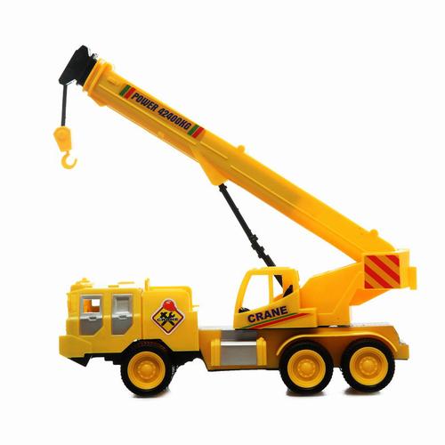 儿童玩具仿真吊车工程车 创意大号惯性车模型 热卖地摊货源批发