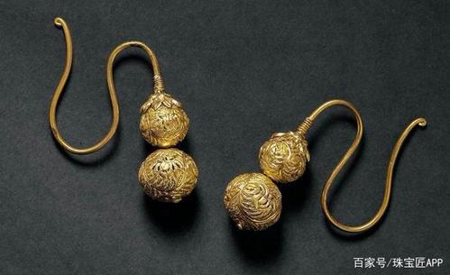 明代金葫芦耳环