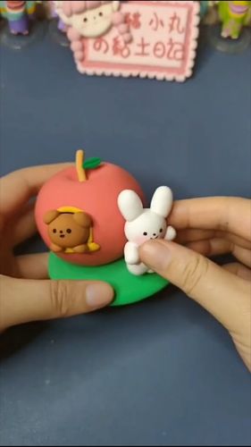 小动物粘土教程#手工_粘土_手工制作_教程_兴趣爱好