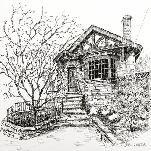 线条流畅驾驭的风景速写,一笔一画体验线性的魅力!