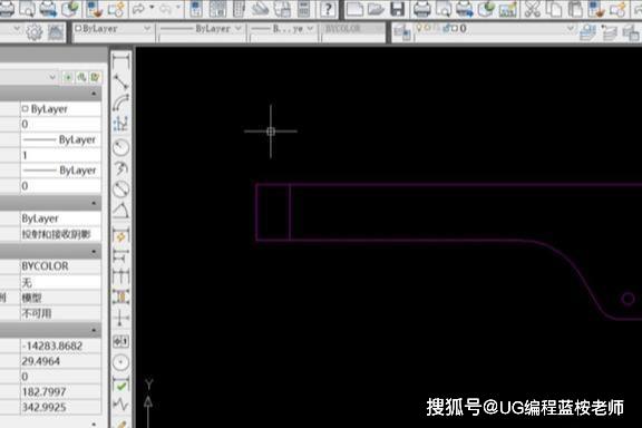 ug编程,直接使用cad的线型进行建模