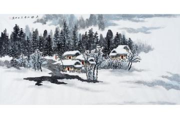 国画雪景图集