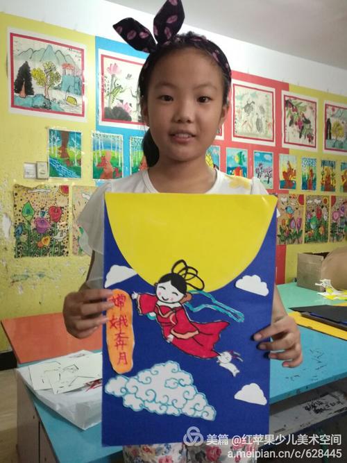 中秋节主题绘画作品