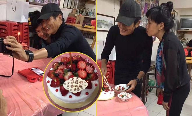 发嫂为周润发庆60岁生日 自拍恩爱情浓