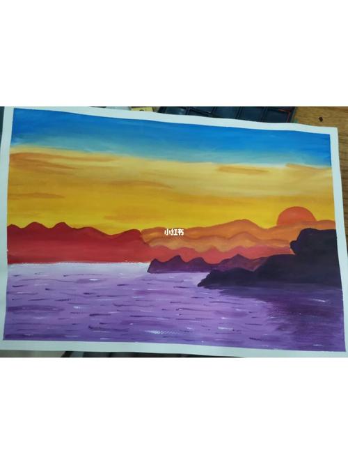 分享_水粉风景画_风景画_水粉风景画_兴趣爱好_绘画