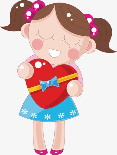 收到礼物的小孩