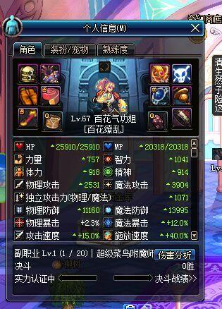 我的dnf女气功装备推荐