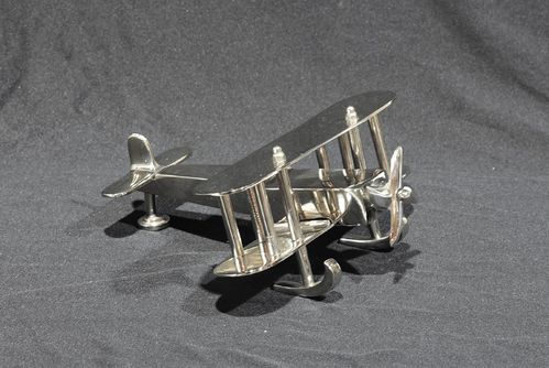 新古典后现代简约 金属铁艺工艺品 飞机模型图片_5